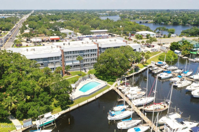 Breathtaking unobstructed views of Eau Gallie Harbor  from this - Beach Condo for sale in Melbourne, Florida on Beachhouse.com