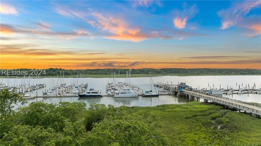 A beautiful Sunset view from this top floor end unit villa C318 - Beach Home for sale in Hilton Head Island, South Carolina on Beachhouse.com