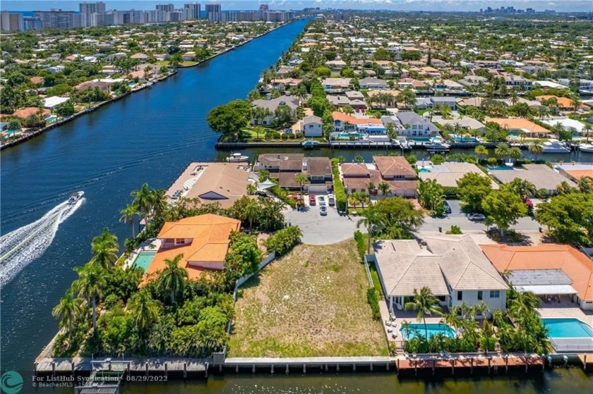 INTRACOASTAL views from this prime vacant lot just one off the - Beach Lot for sale in Fort Lauderdale, Florida on Beachhouse.com
