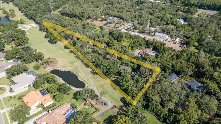 NO FLOOD ZONE, NO HOA, GOLF COURSE VIEWS!  Build your DREAM HOME - Beach Acreage for sale in Tarpon Springs, Florida on Beachhouse.com