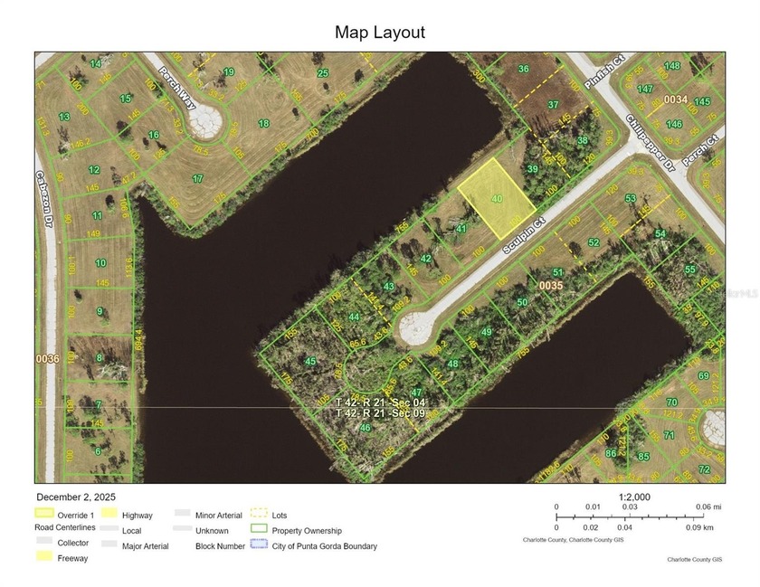 Lake front lot located in Rotonda Villas - Beach Lot for sale in Placida, Florida on Beachhouse.com
