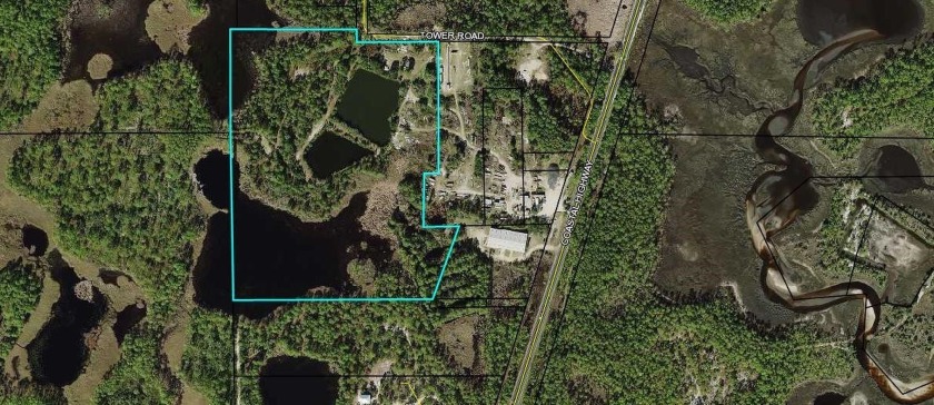 34 acres adjoining St. Marks National wildlife refuge with - Beach Acreage for sale in Panacea, Florida on Beachhouse.com
