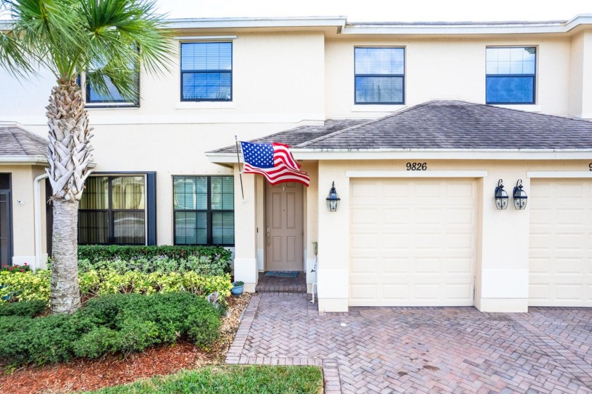 This charming 3-bedroom, 2.5-bathroom villa offers a water view - Beach Townhome/Townhouse for sale in Vero Beach, Florida on Beachhouse.com