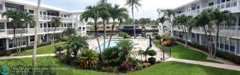 BEST VIEW OF RIVER POOL & Lush Tropical Gardens from this 2nd - Beach Condo for sale in Wilton Manors, Florida on Beachhouse.com