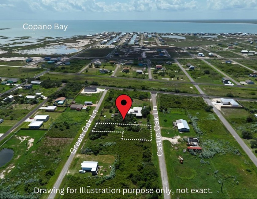 Amazing 3 lots adjoined in L shape -  2 lots on Castle Oak and 1 - Beach Lot for sale in Rockport, Texas on Beachhouse.com