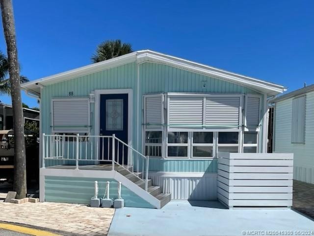 What a view! Beautiful sunsets can be enjoyed from your front - Beach Home for sale in Jensen Beach, Florida on Beachhouse.com