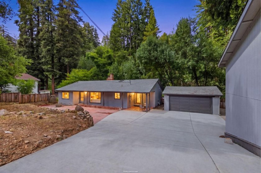 This beautifully designed redwood home is nestled along the San - Beach Home for sale in Boulder Creek, California on Beachhouse.com
