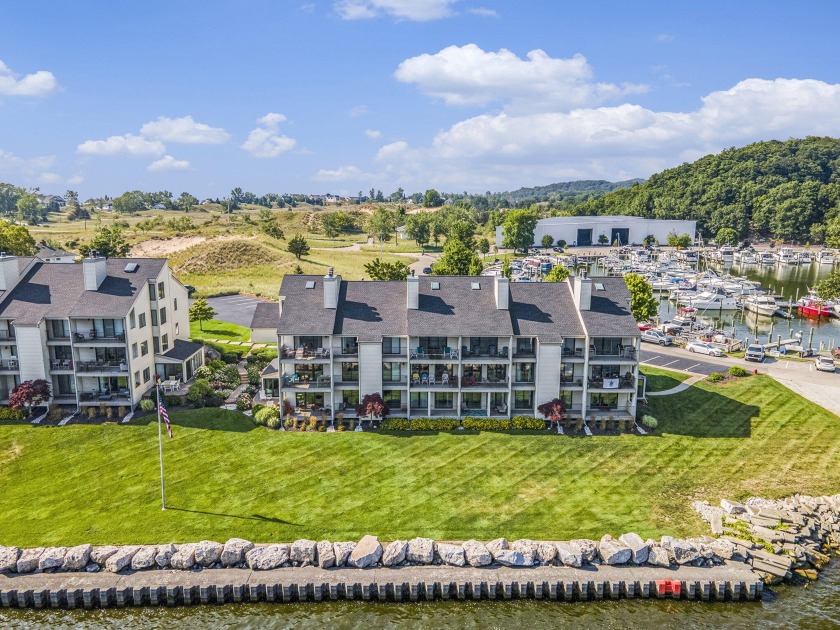 Take a look at the amazing views off the deck of this well - Beach Condo for sale in Spring Lake, Michigan on Beachhouse.com