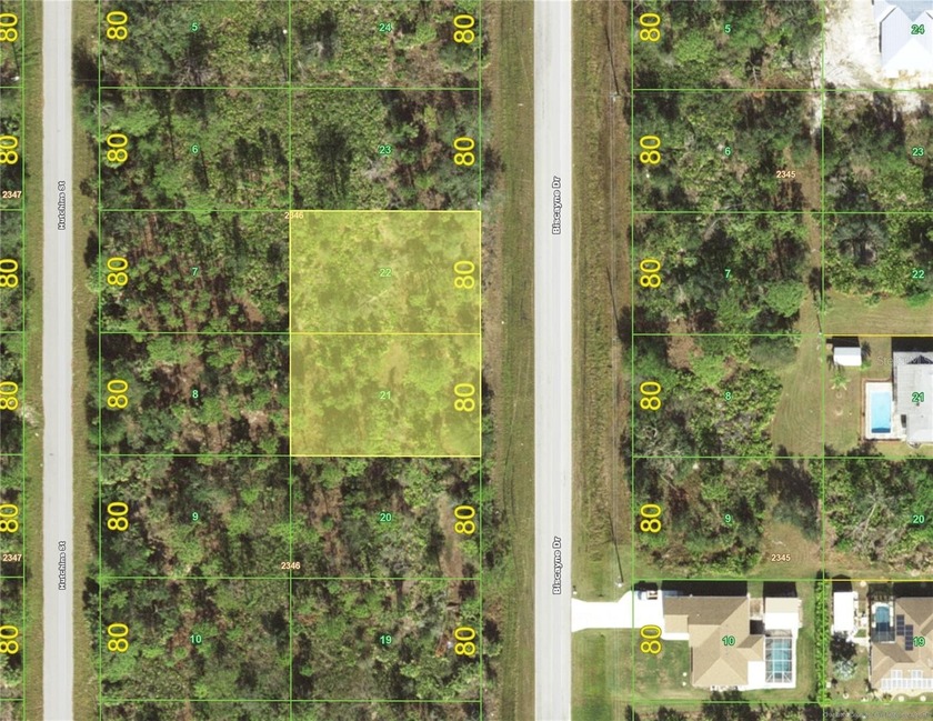 Build one home or two on this double lot with public water and - Beach Lot for sale in Port Charlotte, Florida on Beachhouse.com
