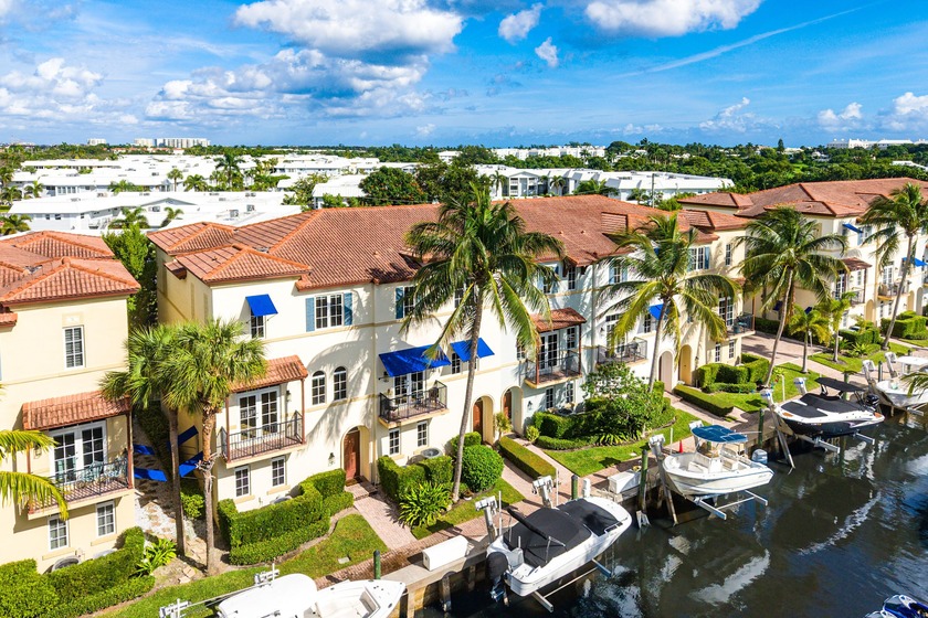 Inside the exclusive, gated, waterfront community of Estancia is - Beach Townhome/Townhouse for sale in Boynton Beach, Florida on Beachhouse.com