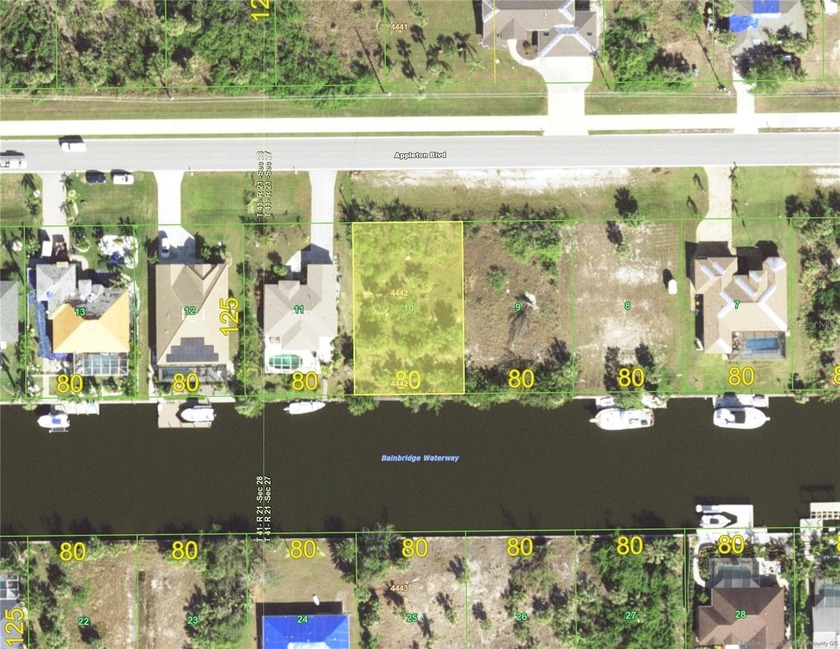 Waterfront vacant parcel with concrete seawall - Sailboat Water - Beach Lot for sale in Port Charlotte, Florida on Beachhouse.com