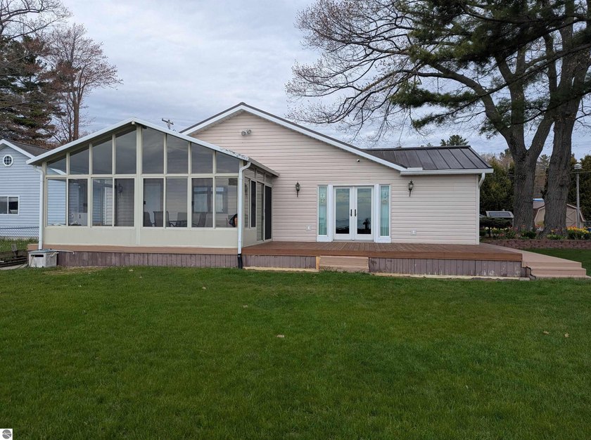 Nearly 100' of beautiful sandy beach along the gorgeous shores - Beach Home for sale in Au Gres, Michigan on Beachhouse.com