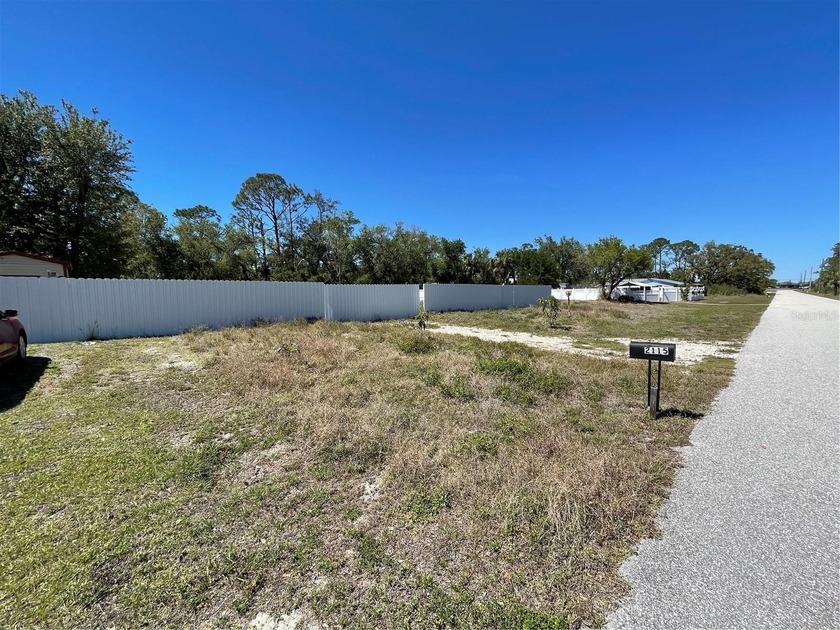 Beautiful cleared and fenced lot with CG (Commercial General) - Beach Lot for sale in Port Charlotte, Florida on Beachhouse.com