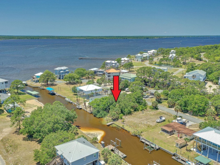 Beautiful wooded lot located on canal with easy access to - Beach Lot for sale in Ochlockonee Bay, Florida on Beachhouse.com