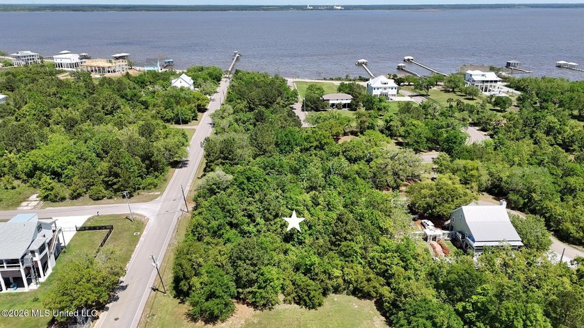 Positioned on a desirable corner at Dunbar Avenue and Fox Drive - Beach Lot for sale in Bay Saint Louis, Mississippi on Beachhouse.com