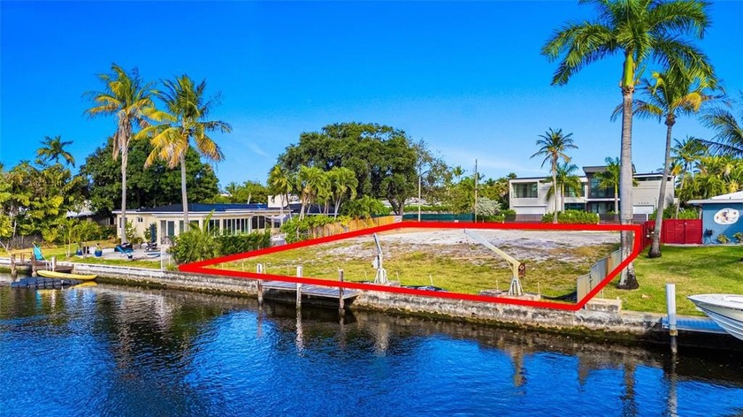 Waterfront Lot on Middle River Drive.  Old home has been cleared - Beach Lot for sale in Fort Lauderdale, Florida on Beachhouse.com
