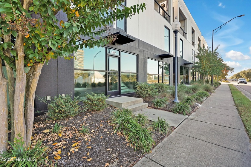 Here's your chance to own a truly unique, modern concrete - Beach Townhome/Townhouse for sale in Wilmington, North Carolina on Beachhouse.com