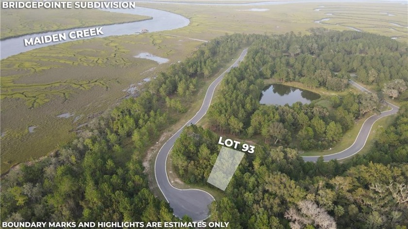Located in the serene Bridge Pointe at Jekyll Sound Subdivision - Beach Lot for sale in Waverly, Georgia on Beachhouse.com