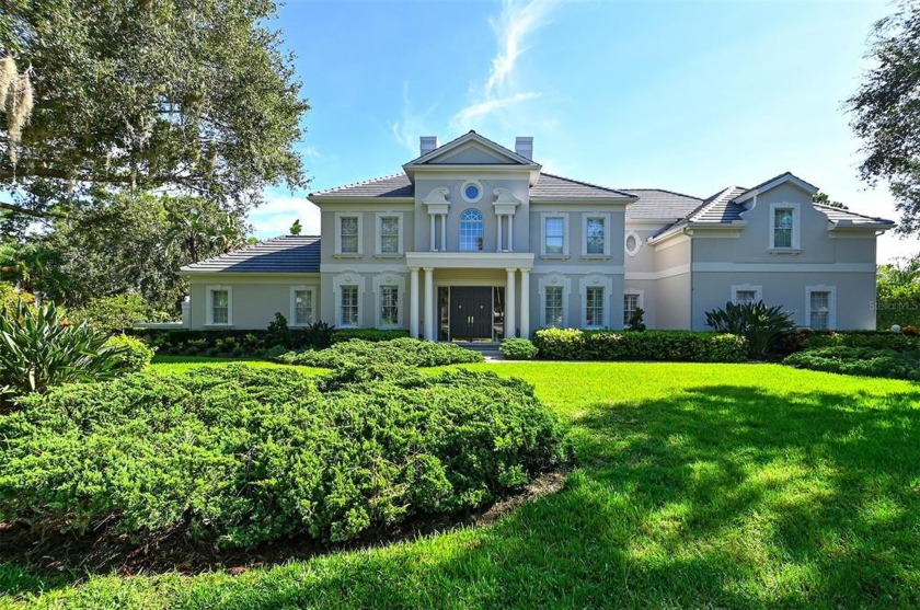 This grand estate is just as one might expect tucked behind the - Beach Home for sale in Osprey, Florida on Beachhouse.com