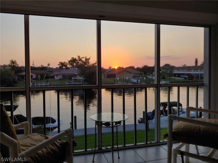 TURNKEY FURNISHED SAILBOAT ACCESS CONDO WITH STUNNING SUNSET - Beach Condo for sale in Cape Coral, Florida on Beachhouse.com