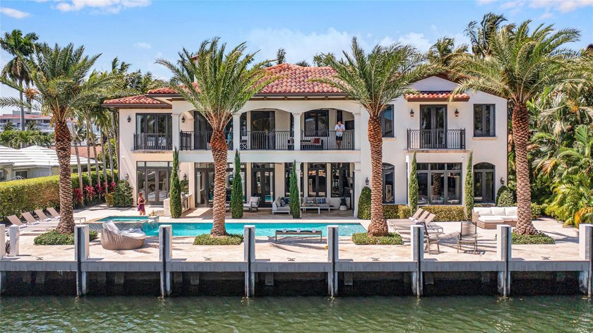 Stunning transitional deepwater estate on 95 feet of prime Las - Beach Home for sale in Fort Lauderdale, Florida on Beachhouse.com