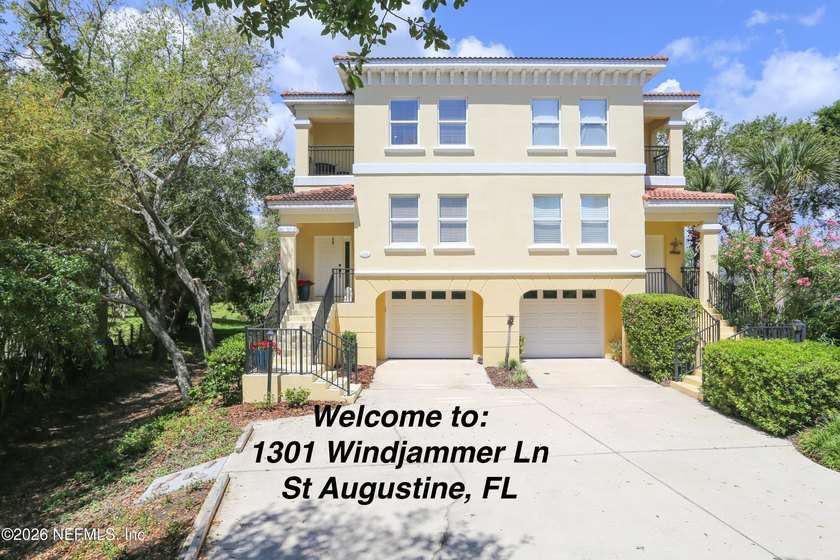 This truly one-of-a-kind luxury 'lock-and-go' Intracoastal - Beach Townhome/Townhouse for sale in St Augustine, Florida on Beachhouse.com