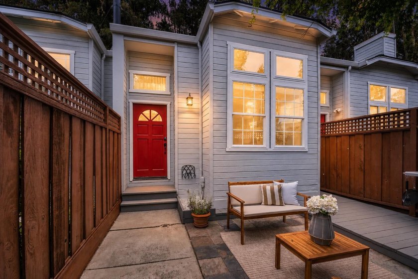 Tucked inside a private gated community of just six residences - Beach Condo for sale in Santa Cruz, California on Beachhouse.com