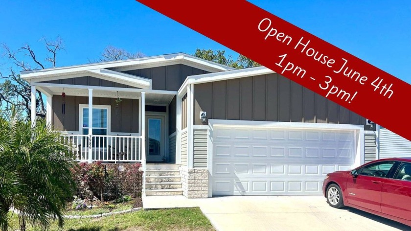 This stunning 2022 three-bedroom, two-bath mobile home is - Beach Home for sale in Ellenton, Florida on Beachhouse.com
