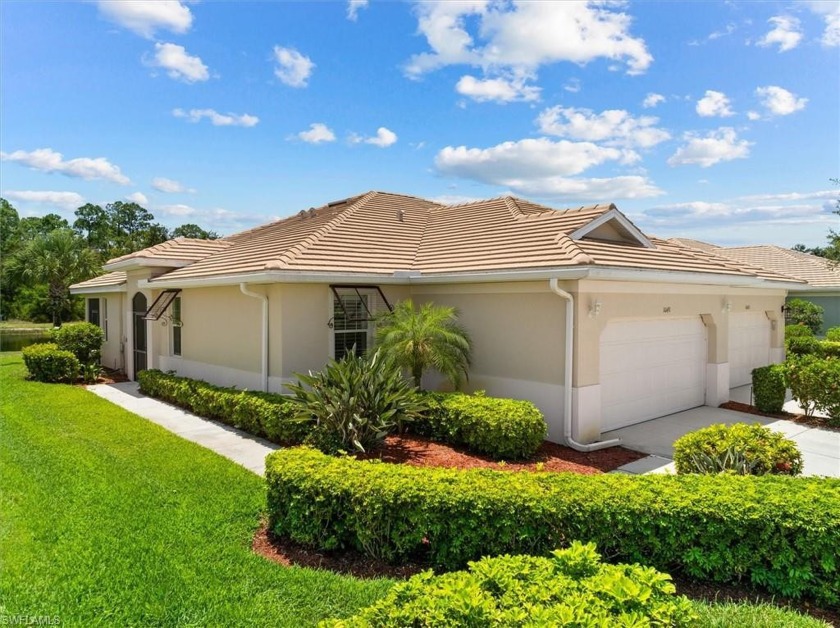 Check out this TURNKEY VILLA with a VIEW in Pelican Preserve! - Beach Townhome/Townhouse for sale in Fort Myers, Florida on Beachhouse.com