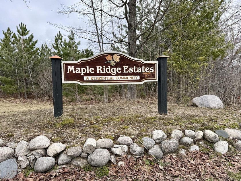 Beautiful 2.92-acre double lot offering views of Creswell Lake - Beach Acreage for sale in Carp Lake, Michigan on Beachhouse.com