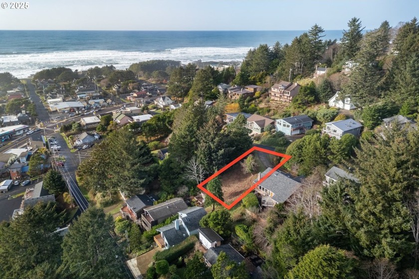 Build your dream home on this .17-acre lot with ocean views - Beach Lot for sale in Yachats, Oregon on Beachhouse.com