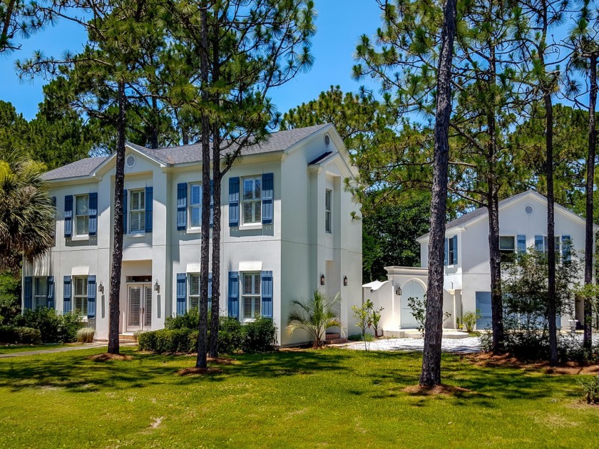 With an architectural touch of French chateau, the 'Monet House' - Beach Home for sale in Santa Rosa Beach, Florida on Beachhouse.com
