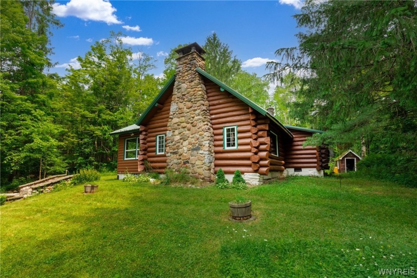 Charming  extremely well maintained rustic log home with creek - Beach Home for sale in Concord, New York on Beachhouse.com