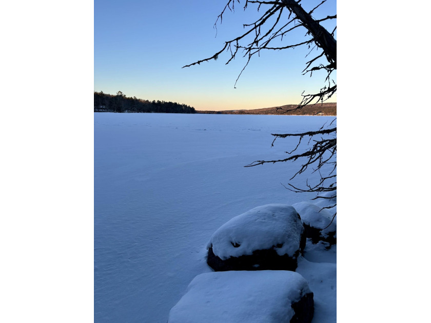 Rare 1-acre lakefront lot on Alamoosook Lake with approximately - Beach Lot for sale in Orland, Maine on Beachhouse.com
