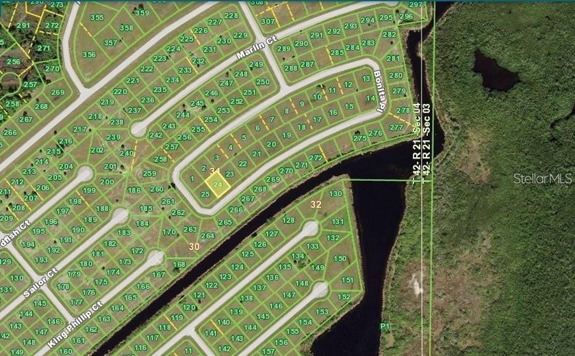 This lot in Rotonda Villas is already clear, with public water - Beach Lot for sale in Placida, Florida on Beachhouse.com