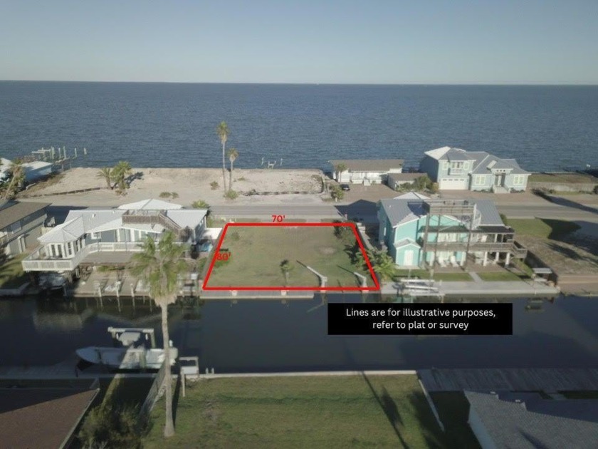 This prime lot on the canal in Key Allegro offers an exceptional - Beach Lot for sale in Rockport, Texas on Beachhouse.com