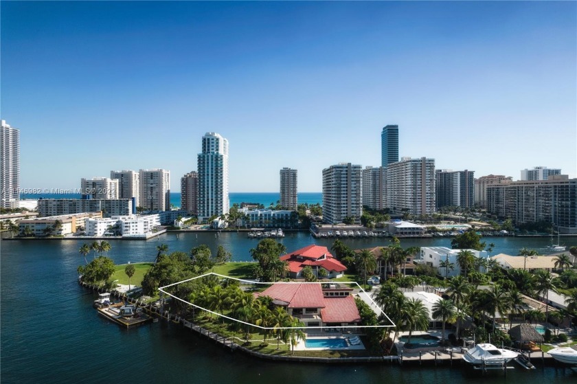 Welcome to this STUNNING one of a kind waterfront point lot - Beach Home for sale in Hallandale Beach, Florida on Beachhouse.com