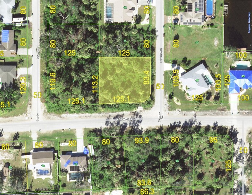 This oversized corner lot offers added space and flexibility for - Beach Lot for sale in Port Charlotte, Florida on Beachhouse.com