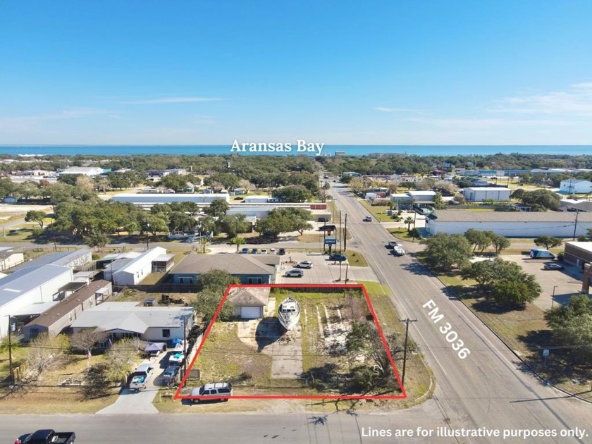 Don't miss this rare corner lot opportunity at FM 3036 and 12th - Beach Lot for sale in Fulton, Texas on Beachhouse.com