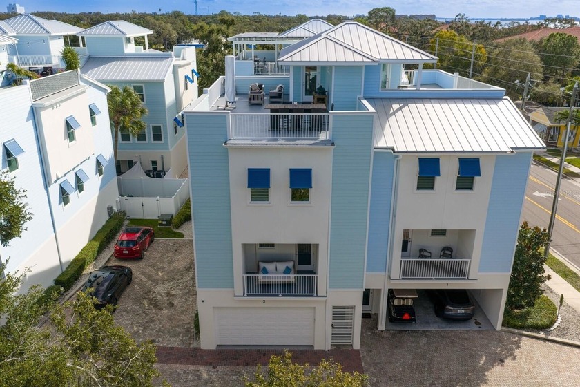 Exquisite Coastal Townhome with Rooftop Terrace and Gulf Views - Beach Townhome/Townhouse for sale in Dunedin, Florida on Beachhouse.com