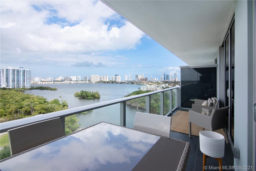 Professionally decorated 2/2 + DEN with direct Bay view - Beach Condo for sale in North Miami Beach, Florida on Beachhouse.com