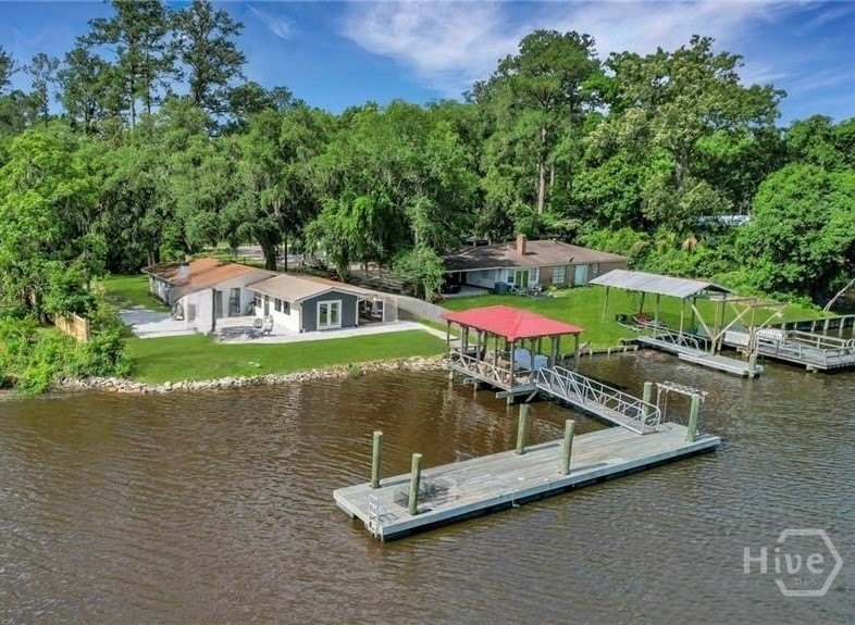Stunning waterfront river home with deep water access on the - Beach Home for sale in Midway, Georgia on Beachhouse.com