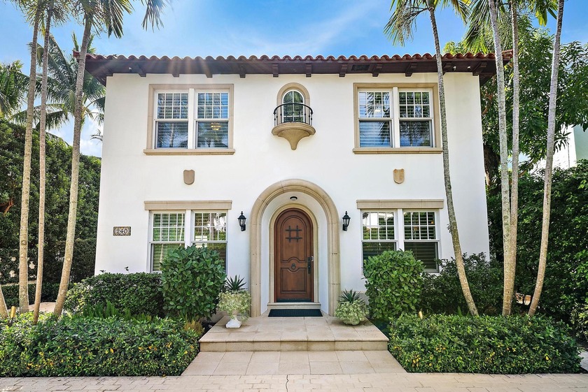 Located on one of Palm Beach's coveted ''Sea Streets,'' this - Beach Home for sale in Palm Beach, Florida on Beachhouse.com