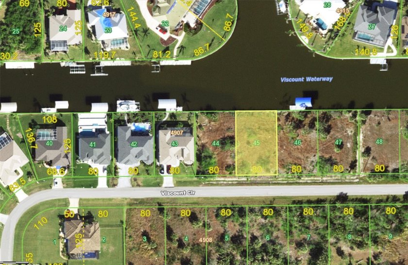 Amazing location on this prime waterfront property, perfectly - Beach Lot for sale in Port Charlotte, Florida on Beachhouse.com
