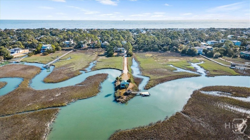 Rare, four unit home on 1.67 acre tidal creek lot just a few - Beach Home for sale in Tybee Island, Georgia on Beachhouse.com