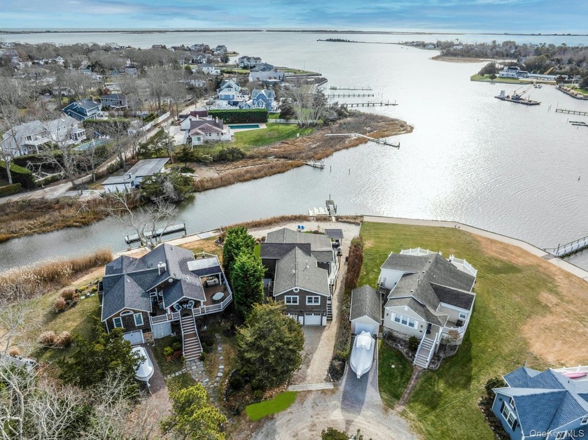 Where Hampton Bays meets Montauk, this exceptional waterfront - Beach Home for sale in Hampton Bays, New York on Beachhouse.com