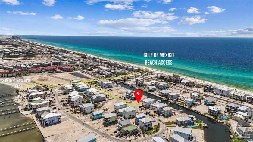 Navarre Beach Waterfront Canal lot only 400 yards from the Gulf - Beach Lot for sale in Navarre Beach, Florida on Beachhouse.com