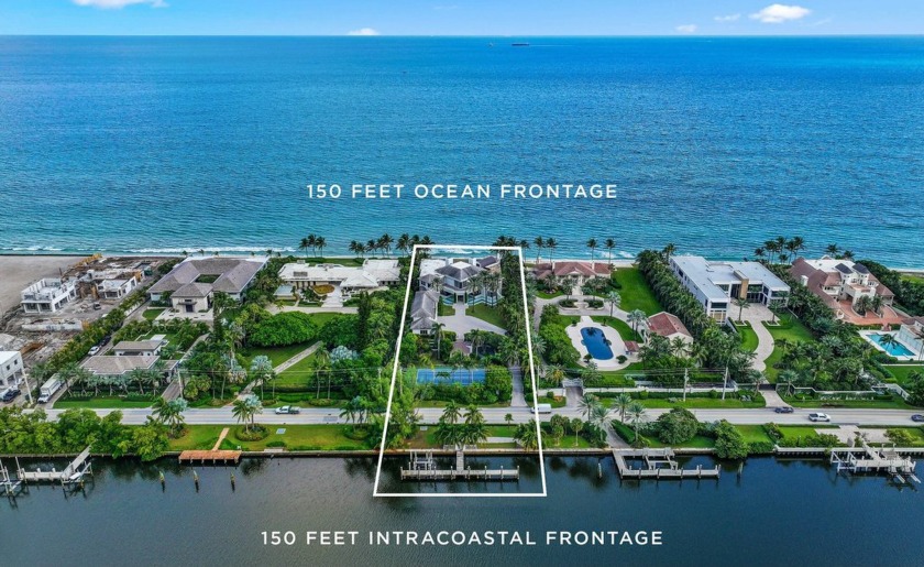 Featuring over 1.58 acres and 150 feet of direct ocean frontage - Beach Lot for sale in Manalapan, Florida on Beachhouse.com