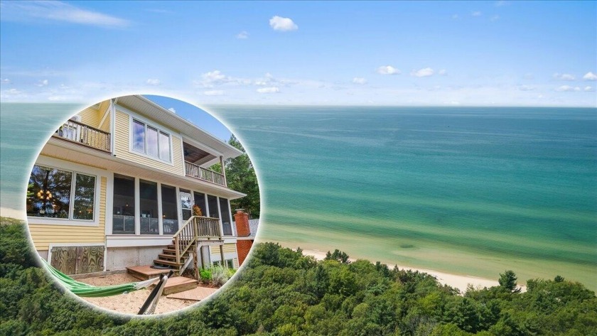 Lake Michigan Beachfront!  Extremely RARE opportunity to own a - Beach Home for sale in Pentwater, Michigan on Beachhouse.com