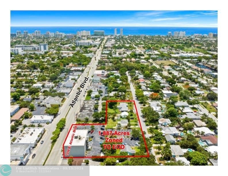 A Rare and Great opportunity to purchase a 1.887 Acres - Beach Commercial for sale in Pompano Beach, Florida on Beachhouse.com